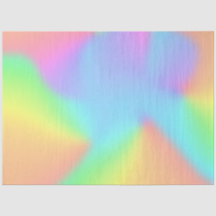 Unique Pastel Rainbow Seidenpapier