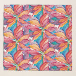 Unique Pattern Scarf Colorful Poinsettia Schal<br><div class="desc">Beautifully designed using original colorful poinsettia art by Victoria Grigaliunas. Can be used as a wrap or a scarf. Unique scar gift ideas for women. To see more innovative scarf fashion trends visit www.zazzle.com/dotellabelle 

Unique art and design by Victoria Grigaliunas of Do Tell A Belle.</div>
