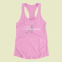 Unique Personalized Black and White Name Monogram