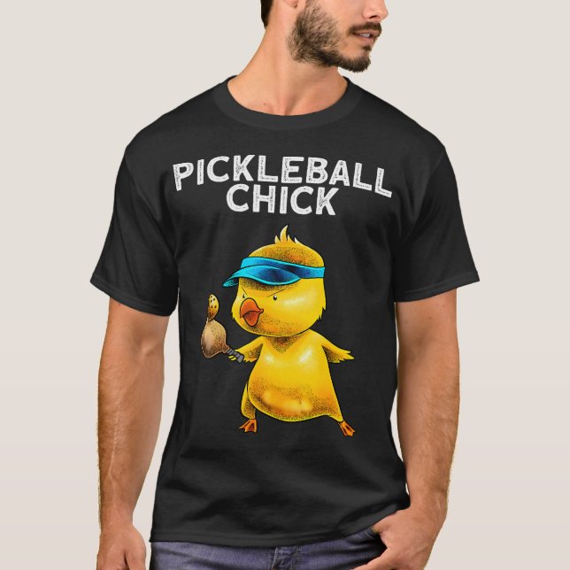 Unique Pickleball Design For Women Girls Pickle Ba T-Shirt (Vorderseite)