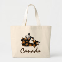 Unique plaisir sac fourre-tout canadien à feuilles