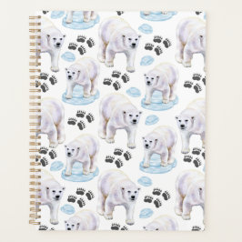 Unique Polar Bears Planner Journal Planer