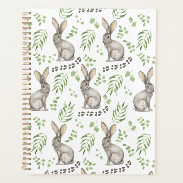 Unique Rabbits Planner Journal Planer (Vorderseite)