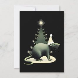 Unique Rat Christmas Cards Feiertagskarte