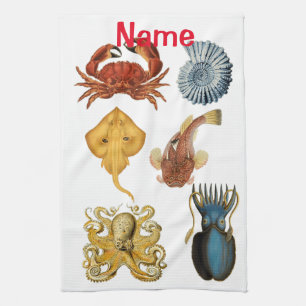 Unique Sea Beings Assortiment Thunder_Cove Geschirrtuch