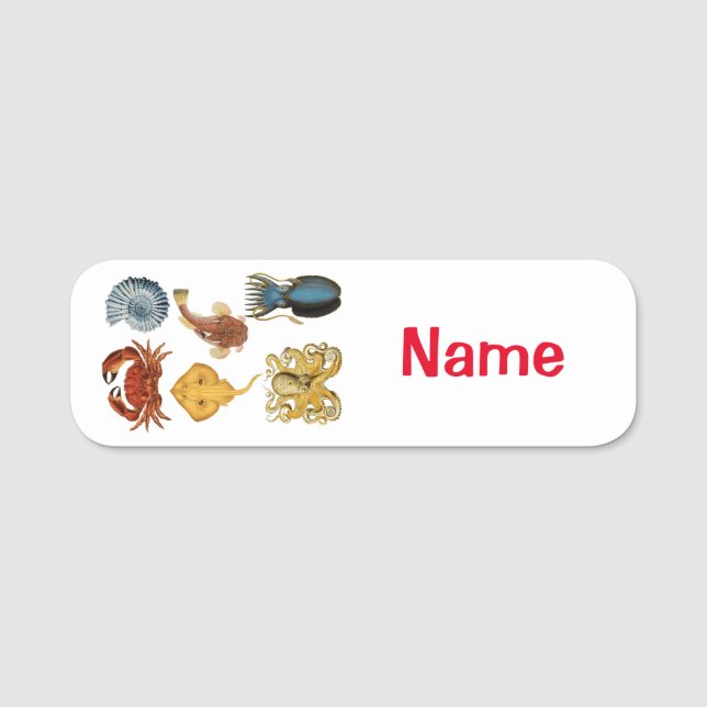 Unique Sea Beings Assortiment Thunder_Cove Namensschild (Vorderseite)