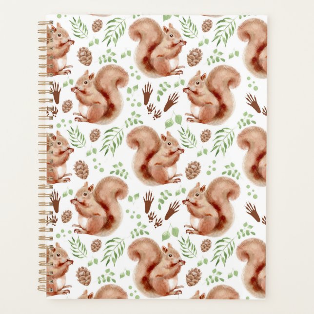 Unique Squirrels Planner Journal Planer (Vorderseite)