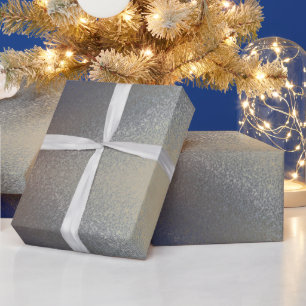 Unique Textured Blue Gold Hintergrund Geschenkpapier