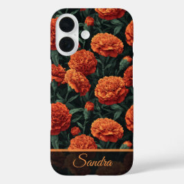 Unique Valentine'S Day Gift Carnation Floral Custo iPhone 16 Hülle