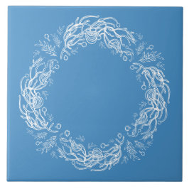 Unique Vintage Botanical. Fliese