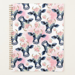 Unique Vintage Cows Planner Journal Planer