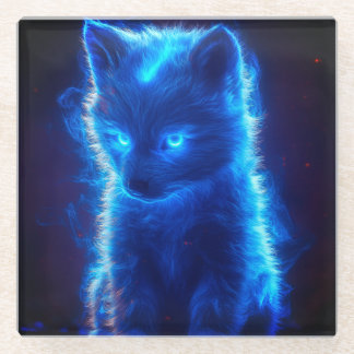 Unique Wolf Pup Untersetzer