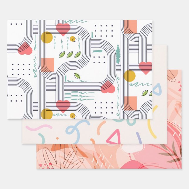 Unique Wrapping Paper Designs: Turn Every Gift Int Geschenkpapier Set (Set)