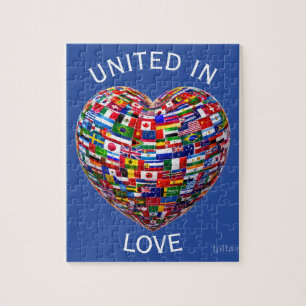 UNIS DANS L'AMOUR : CŒUR DE L'HUMANITÉ PUZZLE