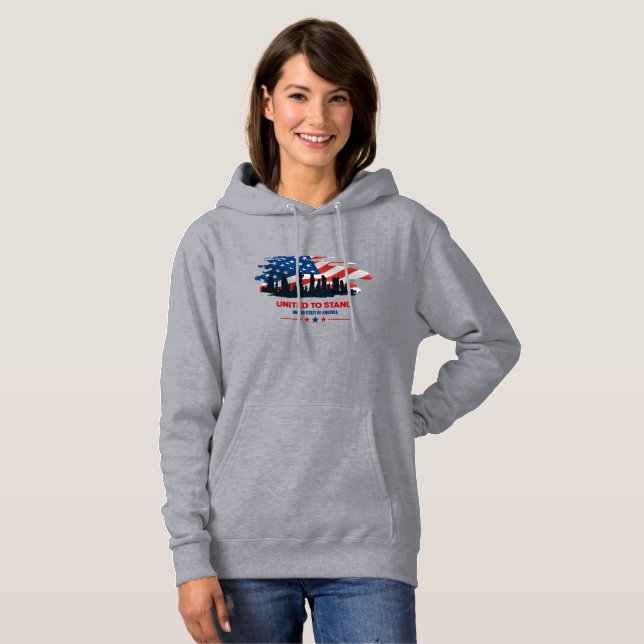 Unis vers le stand | Sweat - shirt à capuche des f (Devant entier)