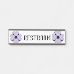 Unisex-Bad-Schilder - Unisex-Toilettenschild Türschild