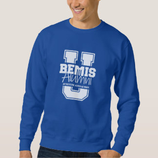 Unisex Blue "Bemis U." Sweatshirt - Couleurs foncé
