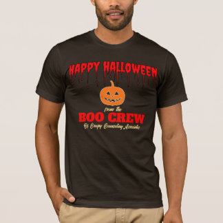 Unisex Boo Crew Therapie Büro Halloween T-Shirt