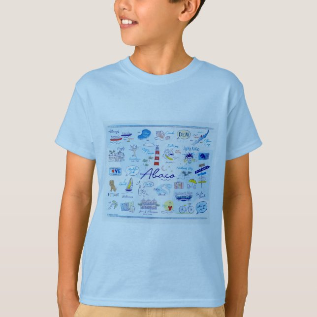 Unisex Children's T-Shirt - ABC's of Hope Town (Vorderseite)