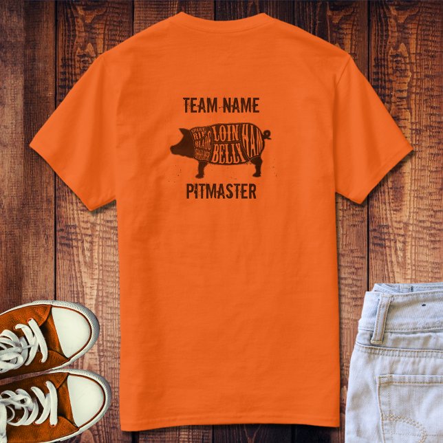 Unisex Custom BBQ Team Pitmaster III T-Shirt (Von Creator hochgeladen)