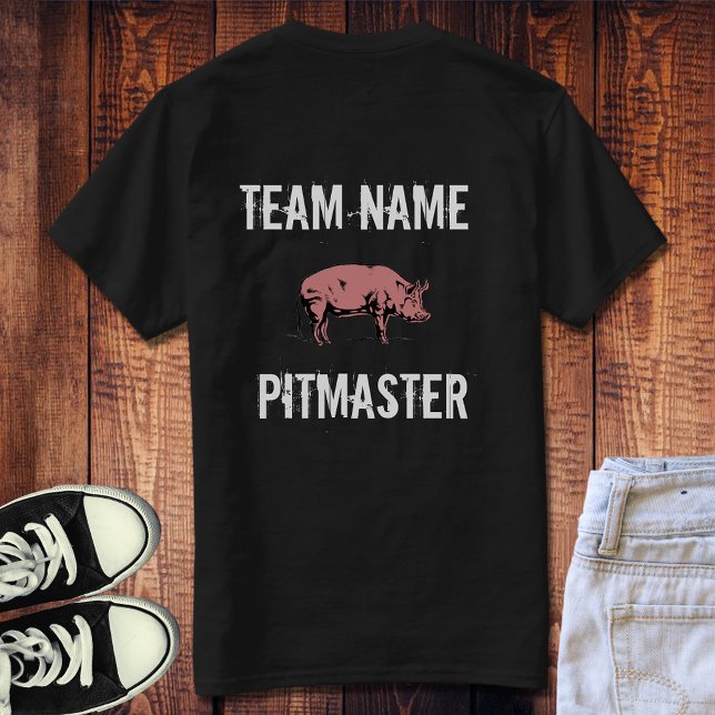 Unisex Custom BBQ Team Pitmaster t-shirt (Von Creator hochgeladen)