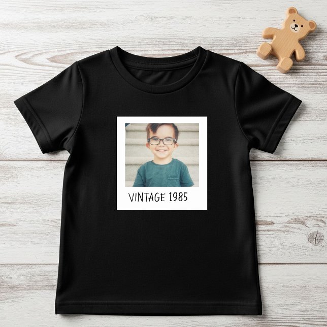 Unisex Custom Vintage Photo And Year Shirt  (Von Creator hochgeladen)