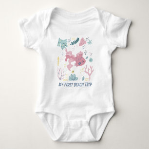 Unisex erste Beachtrip Baby Bodysuit Strampler