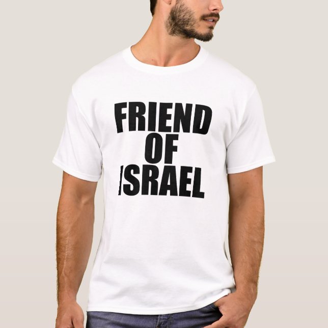 UNISEX, Freund Israels T-Shirt (Vorderseite)