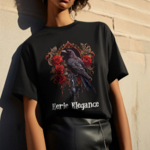 Unisex Halloween "Erie Elegance" Gothic T-Shirt