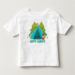 Unisex Happy Camping T - Shirt