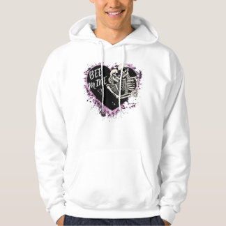 Unisex hoodie with a charming couple design