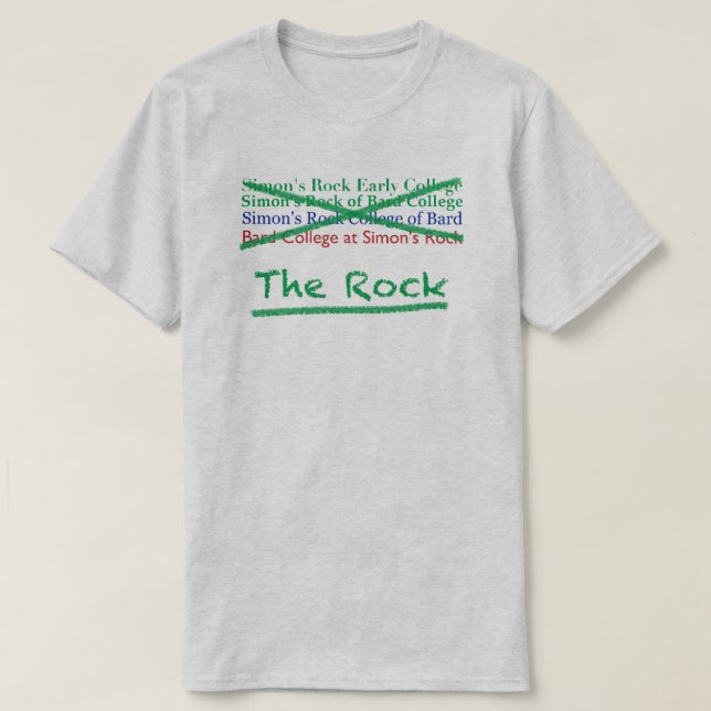 Unisex "It's Always the Rock to Uns" T-Shirt (Design vorne)