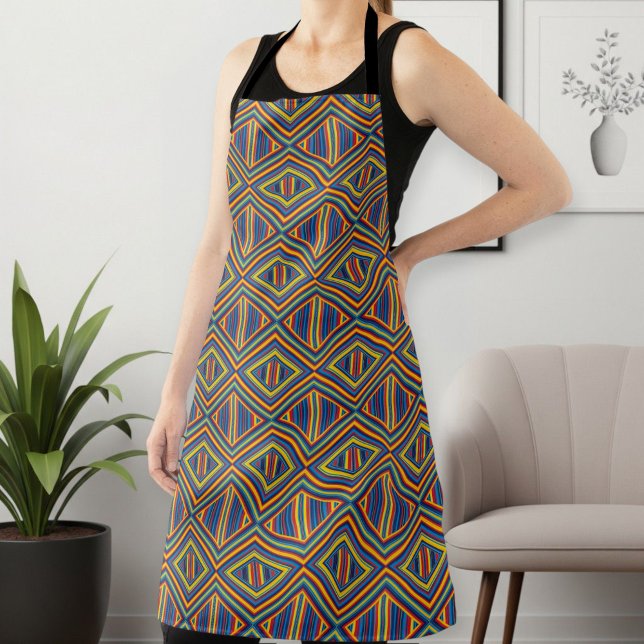 Unisex Long Apron with Unique Pattern  Schürze (Von Creator hochgeladen)