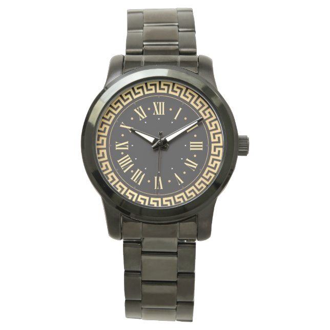  Unisex  Monogram Luxury Stylish  Armbanduhr (Vorderseite)