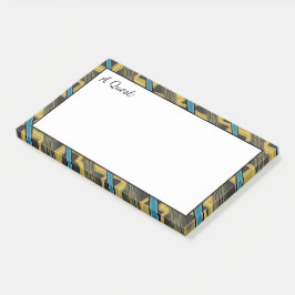Unisex post IT Note with Aquamarin Post-it Klebezettel