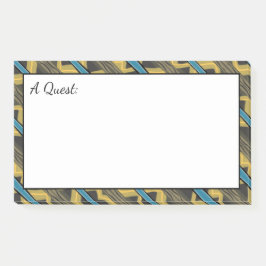 Unisex post IT Note with Aquamarin Post-it Klebezettel