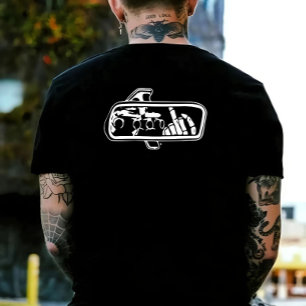 Unisex Premium-T-Shirt mit Rückansicht T-Shirt