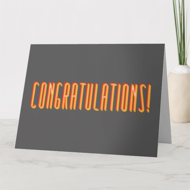 Unisex Sarcastic Gratulation Grußkarte Karte (Vorderseite)