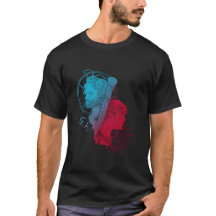 unisex Schwarz Sam Winchester T-Shirt mit kurzen Ä