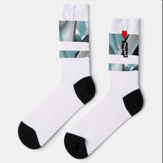 Unisex Socks Trend Abstrakt Blauer Ozean Socken (Von Creator hochgeladen)