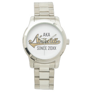 Unisex Surdimensionné Bracelet en argent Montre No