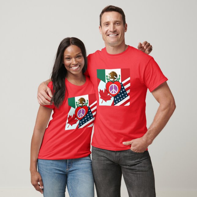 Unisex-T - Shirt Kanada-Mexiko-USA (Unisex)