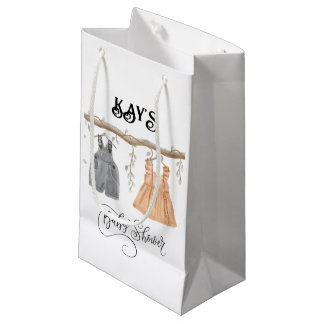 Unisex Twins Greenery Floral Baby Shower Kleine Geschenktüte