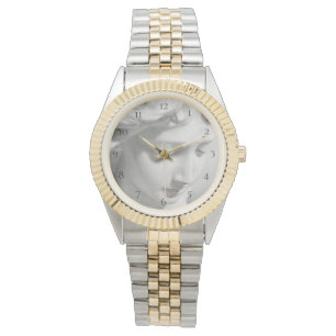 *~* Unisex Two Tone Marmor Beautiful Angel Armbanduhr