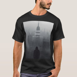 Unisex Underground Streetwear Schwarzes T-Shirt