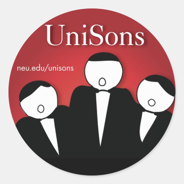UniSons A Cappella Sticker (Vorderseite)