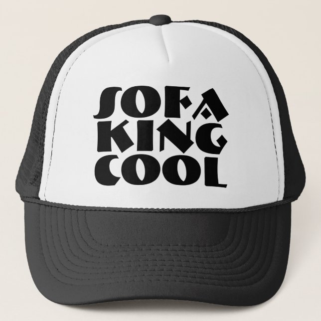 Unispaßmädchen-Typmänner Tr Sofa-Königs Cool Truckerkappe (Vorderseite)