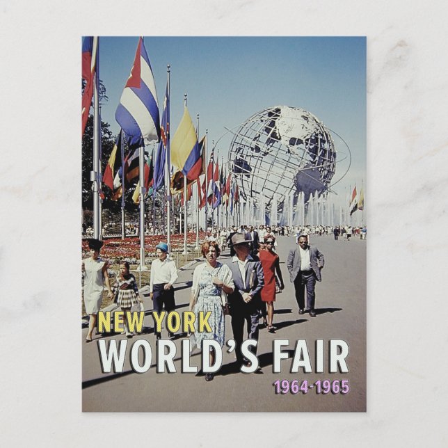 Unisphere Postkarte (Vorderseite)