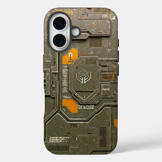 UNIT-77 #005: Gefahrensektor CKE-145 iPhone 16 Hülle (Rückseite)