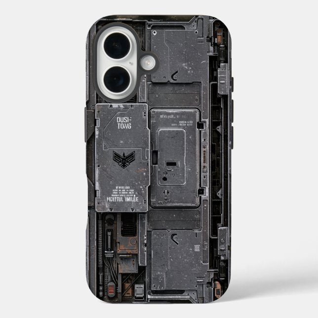 UNIT-77 #011: Obsidian Gate of UNIT-77 Black Wing  iPhone 16 Hülle (Rückseite)